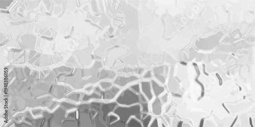 Abstract grayscale organic textured background with intricate cellular patterns and fluid-like formations resembling ice or frosted glass for design