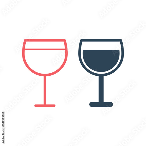 Soft drink vector icons set illustration.