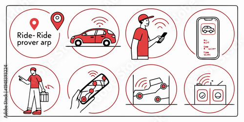 Road accident emergency response guide Vector