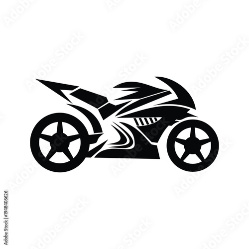 Black sports car vector illustration