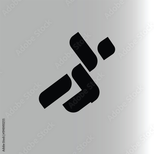 Silhouette of a man running icon vector. Dynamic vector illustration representing fitness, jogging, training, sport activity, healthy lifestyle, endurance, and outdoor exercis