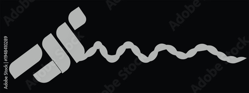 Vector illustration of a man performing battle rope workout exercise at the gym. Strength training concept showing athlete using heavy ropes for fitness, endurance, and full body workout. Suitable for