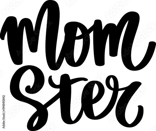 Halloween lettering phrase. Hand drawn spooky typography vector.