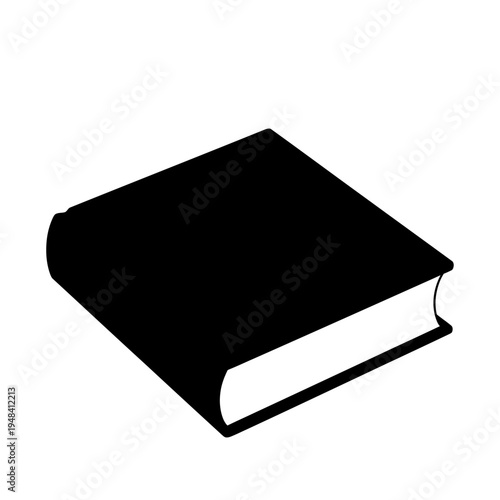 Black Book with White Pages Inside.