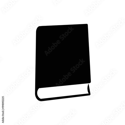 Black Book with White Pages Inside.