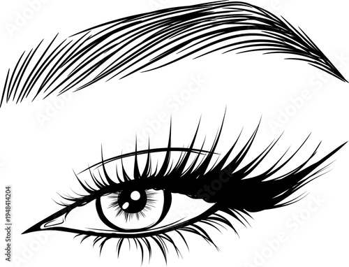 Eye Brows Lashes Logo