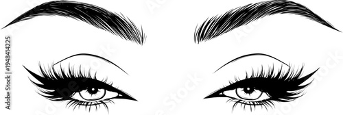 Makeup Eyes Eyeliner Lashes Brows