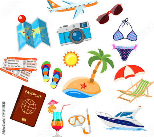 Vacation and Tourism Concept