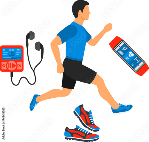 Running and Jogging Concept