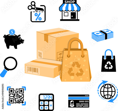 Internet Shopping infographics