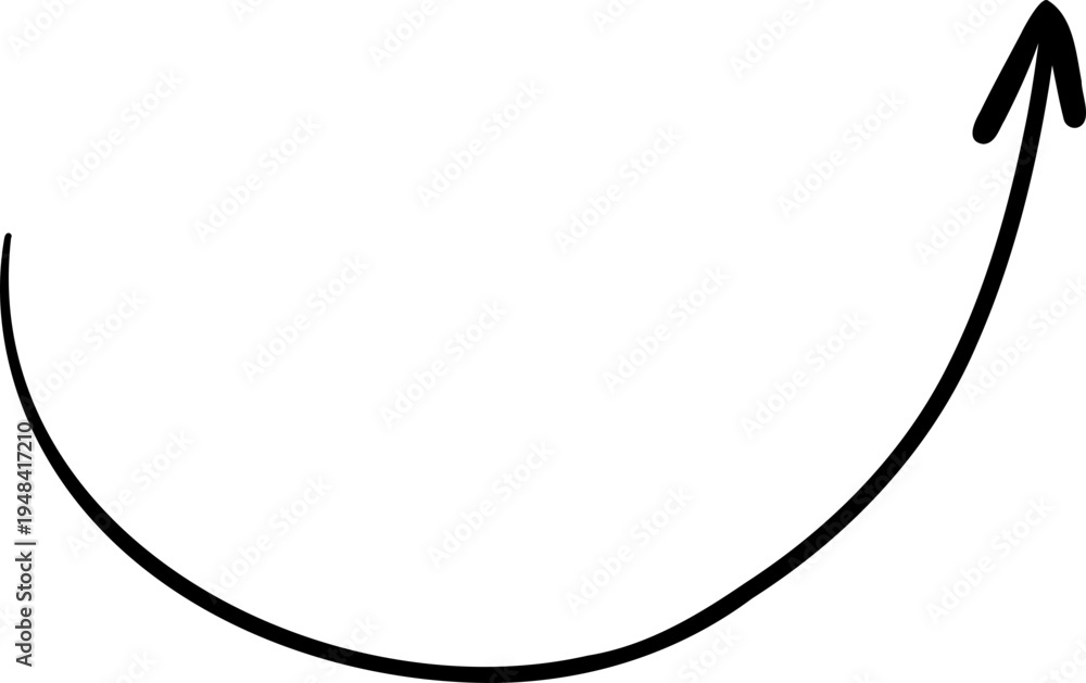 Fototapeta premium Scribble Arrow