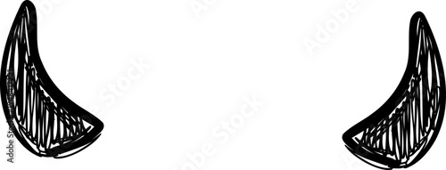 Devil Horns Scribble