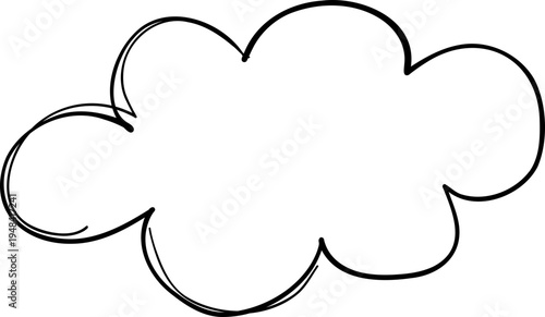 Cloud Outline Doodle