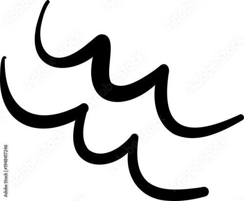 Scribble Wavy Lines