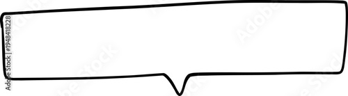 Doodle Text Box Bubble Tag