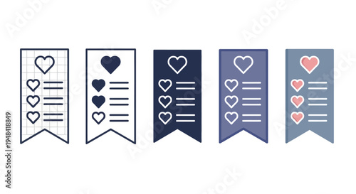 Set of Wi-Fi signal strength icons and upload/download symbols on a white background