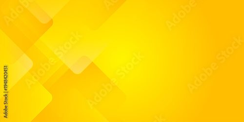 yellow orange gradient shapes futuristic concept layer composition vector background. texture soft tech squares shape background business banner pattern presentation web template Vector illustration.