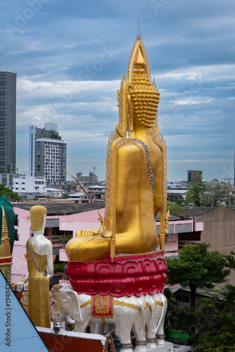 Wallpaper Mural Buddha elevated on a column in Bangkok, Thailand, near the giant Buddha Torontodigital.ca