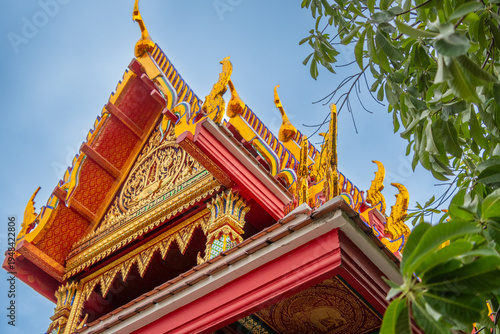 Wallpaper Mural Architecture details of a temple in Bangkok, Thailand, near the giant Buddha Torontodigital.ca