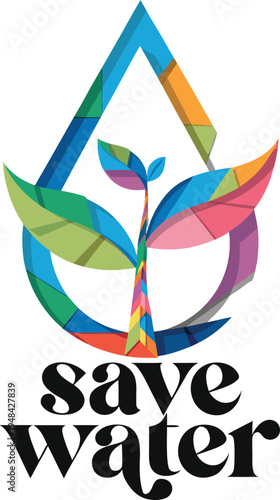 World Water Day 2026 with splashing water droplets on white background
