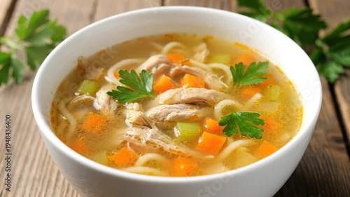 Homemade Chicken Noodle Soup - A Comforting and Nutritious Meal.
