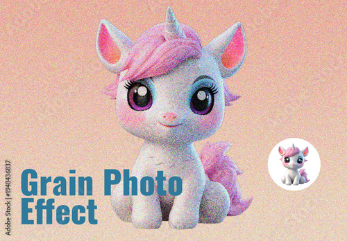 Grain Photo Effect Design