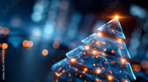 Abstract bright visualization of a financial fraud and Ponzi scheme investigation concept a glowing transaction pyramid diagram with flagged fraudulent node indicators collapsing