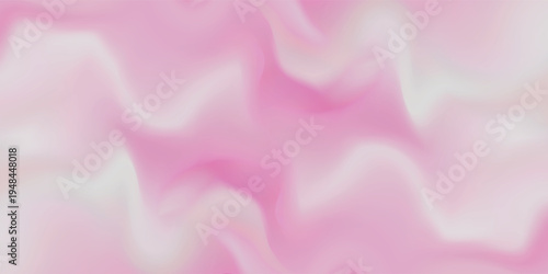 Pink strawberry yogurt or ice cream surface texture with wave pattern. Milk creamy sweet fruit and berry product. Soft and frozen sorbet or dairy pudding smooth top. Realistic vector background.