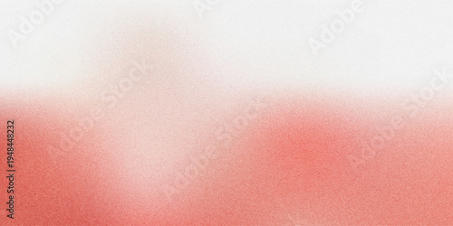Red orange pink coral peach white abstract background. Noise grain mesh spray. Color gradient. Spot blot oval circle. Fluid water explosion splash. Design.