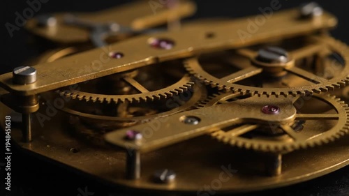 Intricate Clockwork - A Macro View of Gears and Mechanisms.