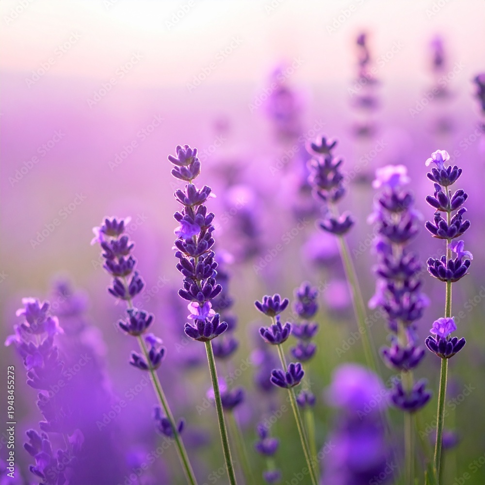 Obraz premium Lavendelblüten Hintergrund