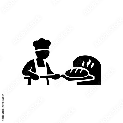 Artisan Bakery Chef Icon