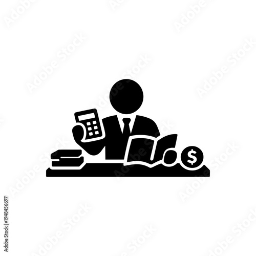 Small Business Accountant Financial Icon