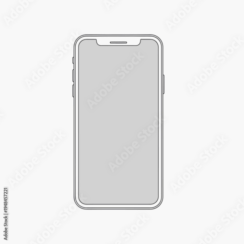 Modern smartphone with a sleek design, representing communication, connectivity, and digital technology for everyday use