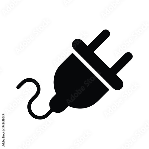 Plug icon, electric, connect