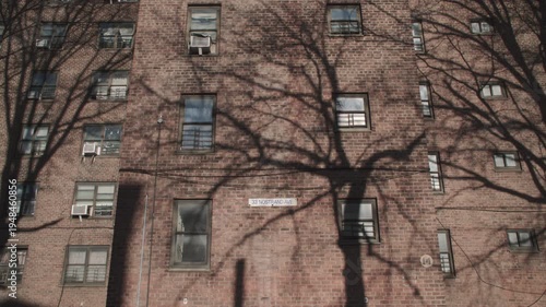 Handheld shot of Brooklyn's Marcy Housing Project