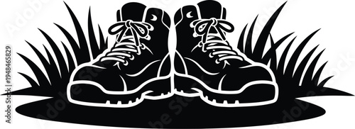 Spring bank holiday hiking boots ready for adventure