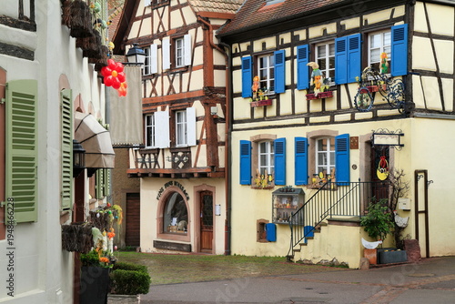 Charming Alsace Easter Traditional Half Timbered Houses
