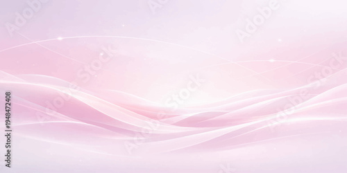Abstract pink and purple background design featuring flowing wavy lines and light vector curves for a modern motion texture wallpaper