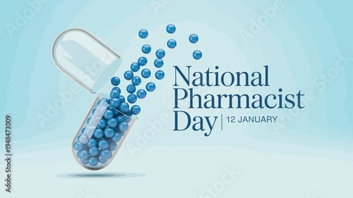 Pills spilling out of capsule.