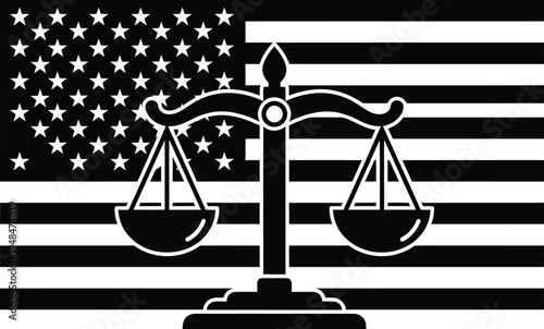 Constitution day usa upholding justice and freedom under the american flag