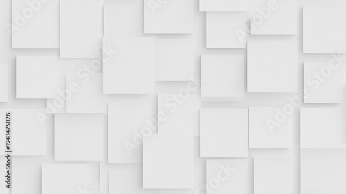 White Squares Pattern Background Texture.