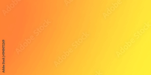 vibrant orange and yellow gradient background with soft glowing light effect for summer or autumn templates