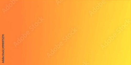 vibrant orange and yellow gradient background with soft glowing light effect for summer or autumn templates