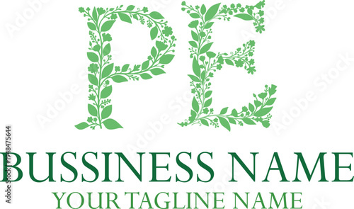 PE P pe initial logo | initial based abstract modern minimal creative logo, vector template image. luxury logotype logo, real estate homie logo. typography logo. initials logo