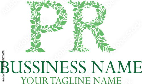 PR P pr initial logo | initial based abstract modern minimal creative logo, vector template image. luxury logotype logo, real estate homie logo. typography logo. initials logo