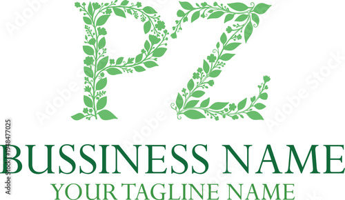 PZ P pz initial logo | initial based abstract modern minimal creative logo, vector template image. luxury logotype logo, real estate homie logo. typography logo. initials logo