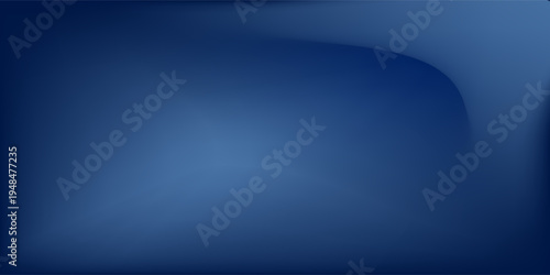 Dark blue night sky gradient vector background. Dark blue wave graphic wallpaper. Image with an interesting color combination.