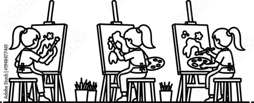 Children's day art festival kids painting fun activities