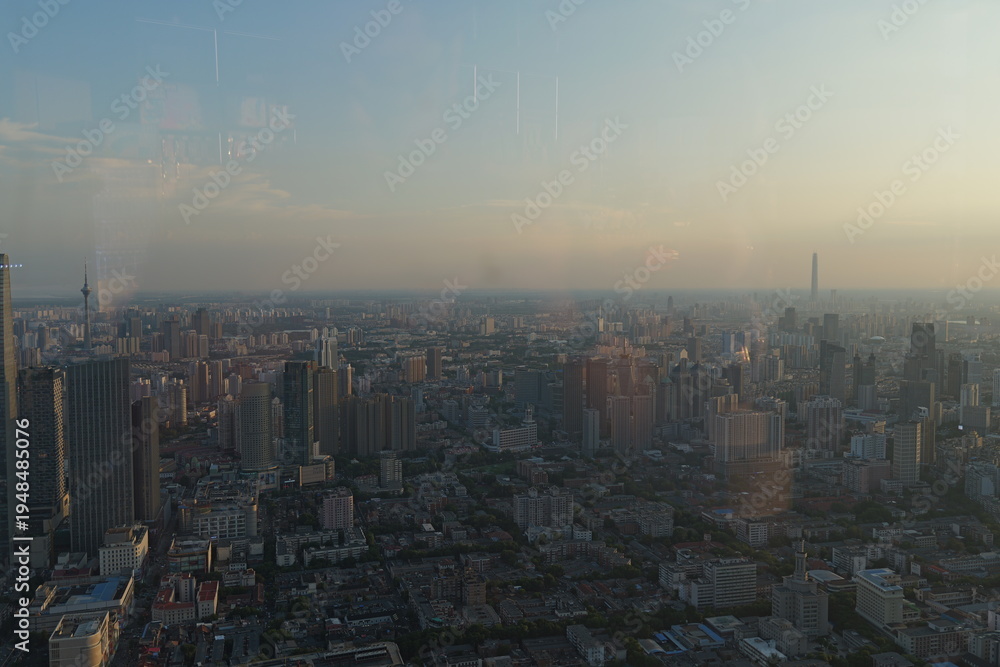 Obraz premium The skyline of Tianjin City